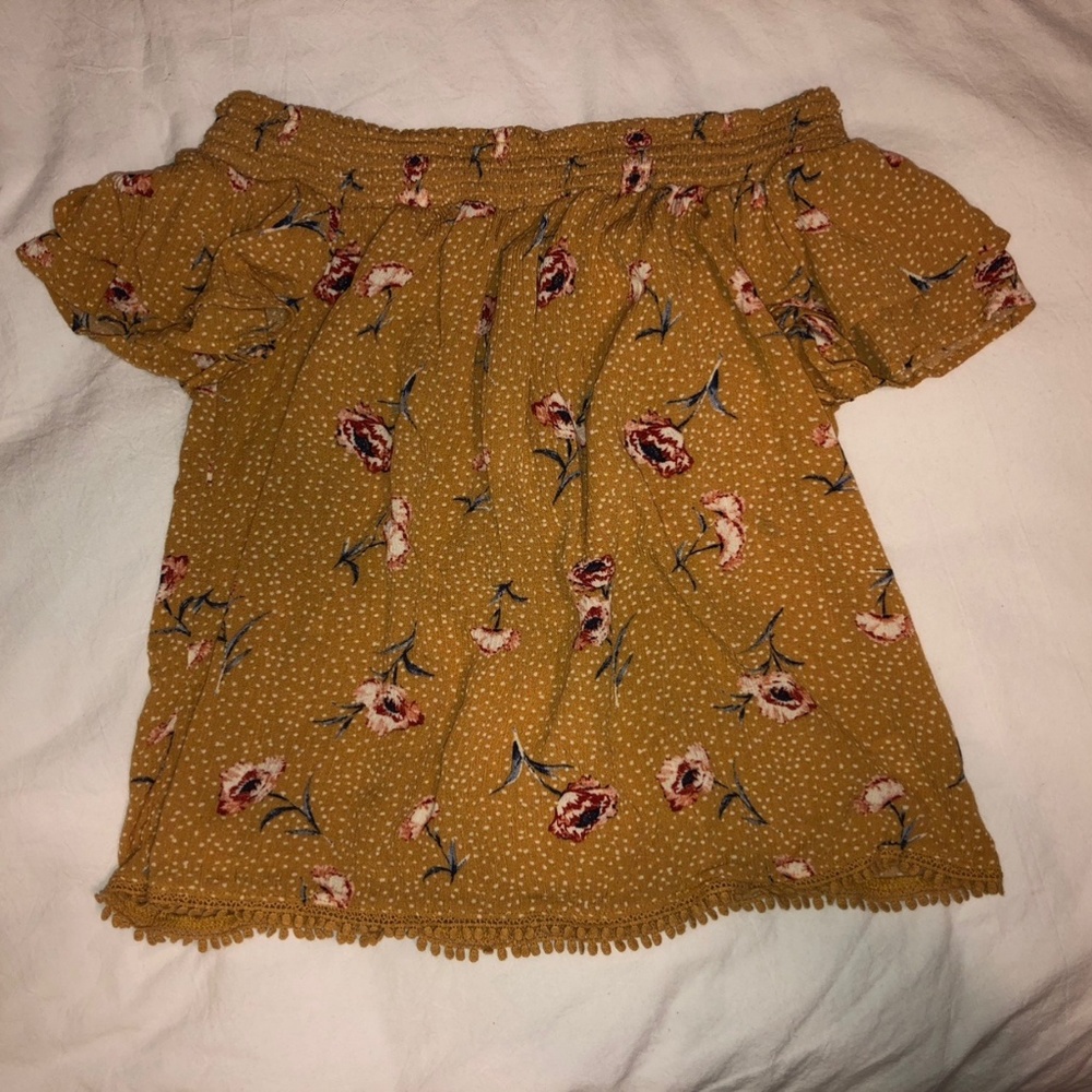 Off-the-Shoulder Floral Top